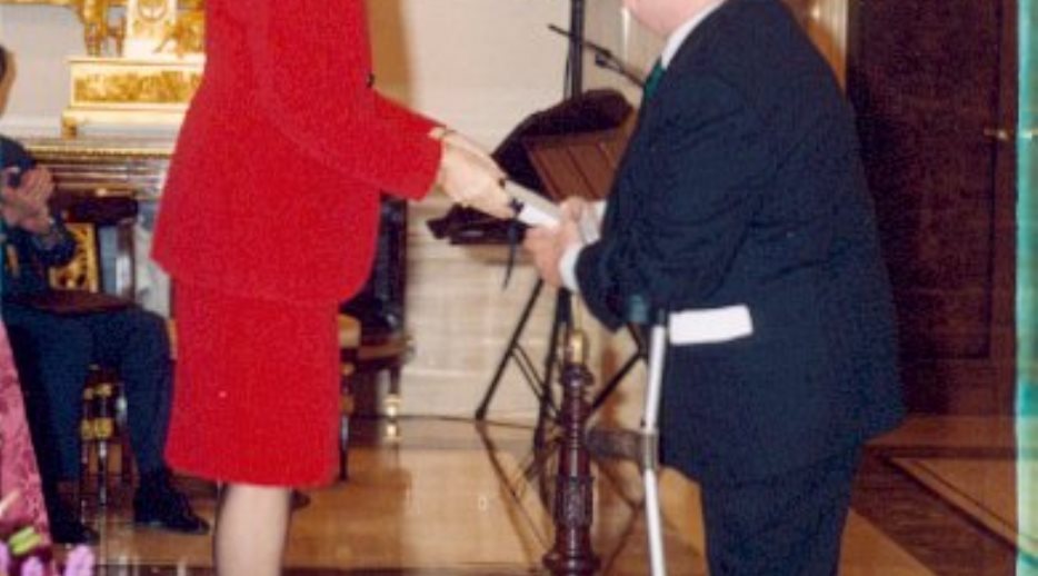 Su Majestad la Reina durante la entrega de premios