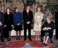 S.M. la Reina y S.A.R. la Condesa de Barcelona, junto a los presidentes de las CC. AA. de Murcia, Castilla La Mancha y Madrid