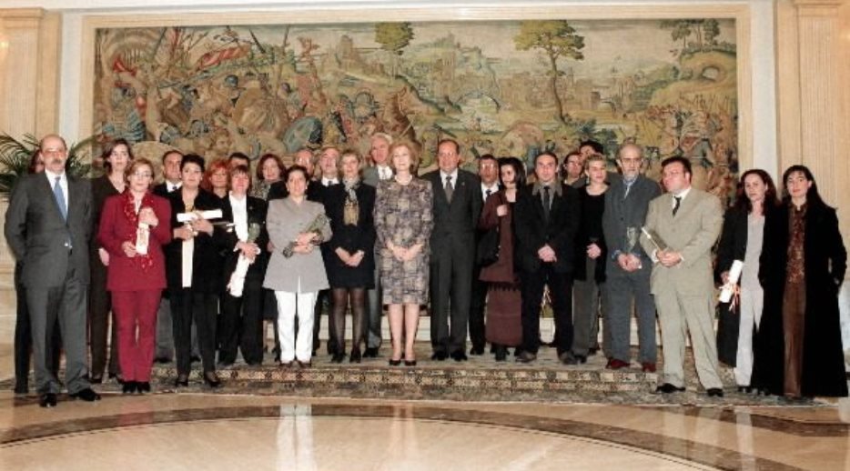 S.M. la Reina, con los galardonados con los Premios Reina Sofía contra las Drogas