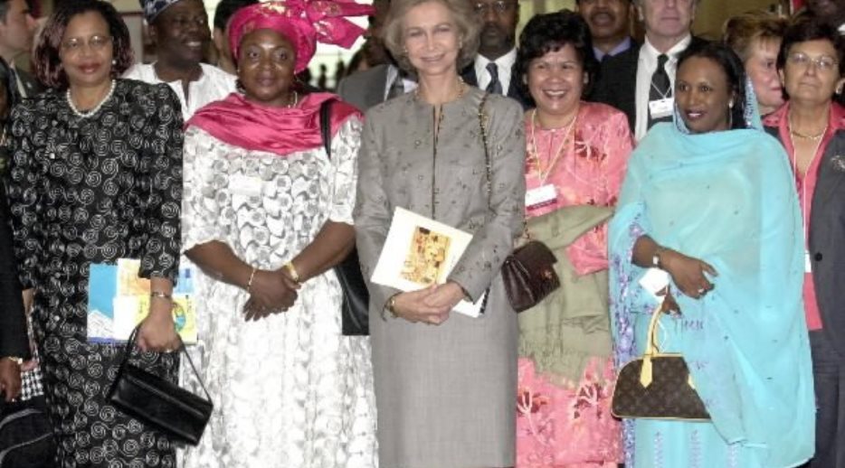 S.M. la Reina, durante la inauguración del III Congreso Mundial sobre las Mujeres Rurales