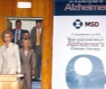S.M. la Reina durante el Simposio sobre la Enfermedad del Alzheimer