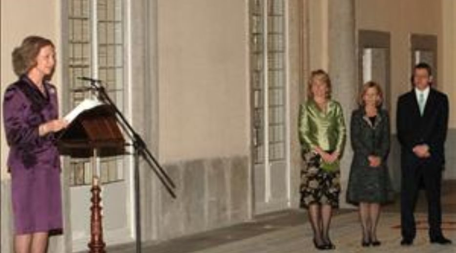 Su Majestad, durante sus palabras