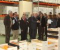 Su Majestad la Reina Doña Sofía durante su visita a las instalaciones del Banco de Alimentos de Valladolid
