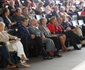 Su Majestad la Reina Doña Sofía durante la apertura de las conferencias sociosanitarias del día 18