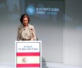 Su Majestad la Reina Doña Sofía durante su intervención