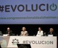 Su Majestad la Reina Doña Sofía durante el desarrollo del acto 