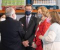 Su Majestad la Reina Doña Sofía durante la visita a las instalaciones del Banco de Alimentos de A Coruña