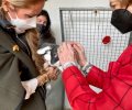 Doña Sofía visita los animales del Centro de Adopción de la Asociación Nacional Amigos de los Animales