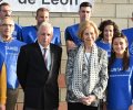 Su Majestad la Reina Doña Sofía visita las instalaciones de la Asociación Banco de Alimentos de León