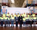 Su Majestad la Reina Doña Sofía visita las instalaciones de la Fundación Banco de Alimentos de La Rioja