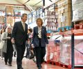 Su Majestad la Reina Doña Sofía visita las instalaciones de la Fundación Banco de Alimentos de La Rioja