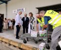 Su Majestad la Reina Doña Sofía visita las instalaciones de la Fundación Banco de Alimentos de Mallorca