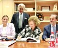 Su Majestad la Reina Doña Sofía visita las instalaciones de la Fundación Banco de Alimentos de Mallorca