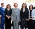 Su Majestad la Reina Doña Sofía a su llegada al Centro Alzheimer Fundación Reina Sofía