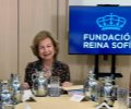 Su Majestad la Reina Doña Sofía durante la reunión del Patronato de la Fundación Reina Sofía